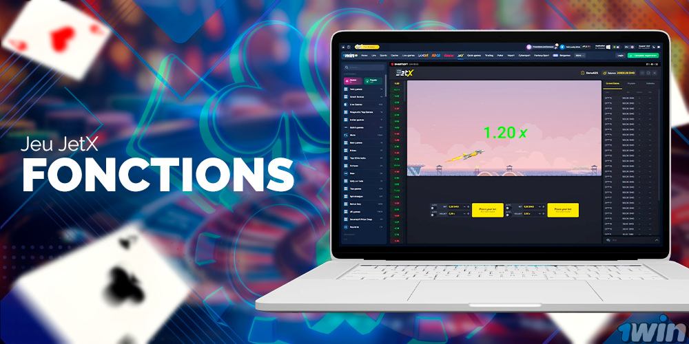 Fonctions et caractéristiques pratiques du jeu JetX